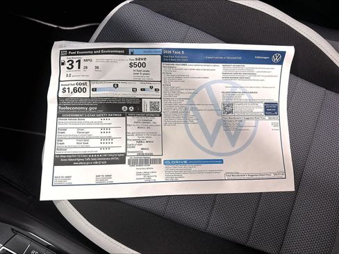 New 2026 Volkswagen Taos S FWD image 14