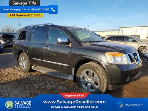Used 2010 Nissan Armada Platinum w/ Captain Seat Pkg AWD/4WD image 5