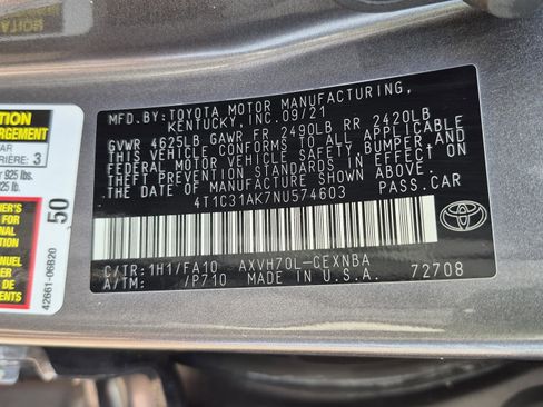 Used 2022 Toyota Camry LE FWD image 32
