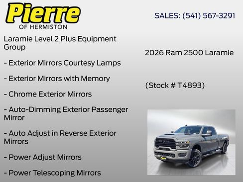 New 2026 RAM 2500 Laramie AWD/4WD image 18