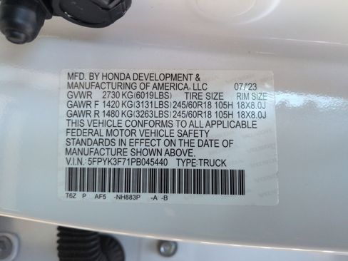 Certified 2023 Honda Ridgeline RTL-E image 35