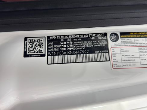 Used 2022 Mercedes-Benz G 63 AMG Squared image 55