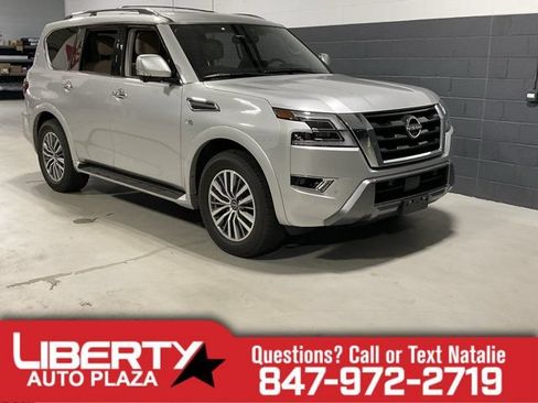 Used 2022 Nissan Armada SL w/ Captain's Chairs Package AWD/4WD image 1