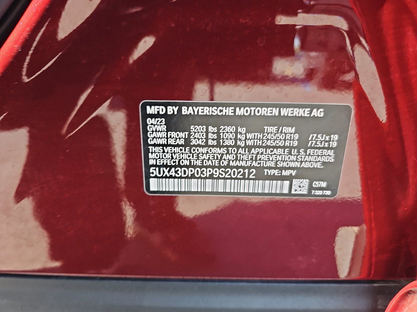 Used 2023 BMW X3 sDrive30i w/ Convenience Package RWD image 30