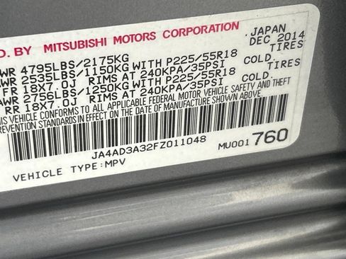 Used 2015 Mitsubishi Outlander SE FWD image 38