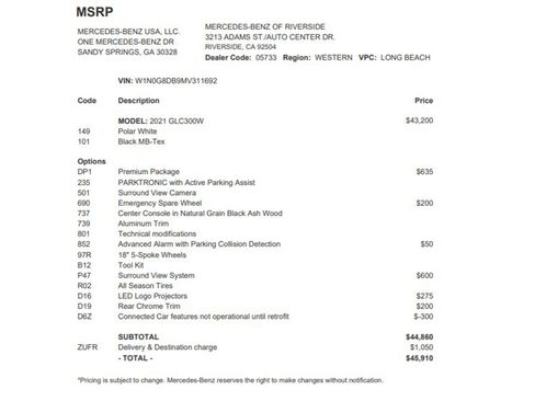 Certified 2021 Mercedes-Benz GLC 300 image 26