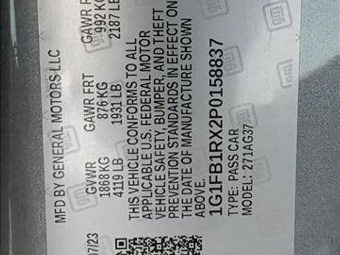 Used 2023 Chevrolet Camaro LT RWD image 25