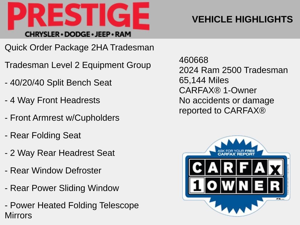 Used 2024 RAM 2500 Tradesman AWD/4WD image 2