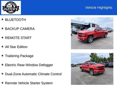 Used 2018 Chevrolet Silverado 1500 LT w/ All Star Edition AWD/4WD image 2