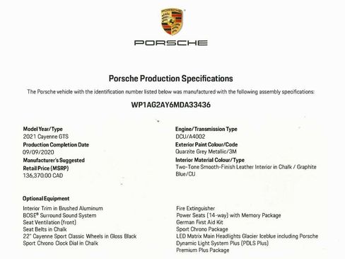 Used 2021 Porsche Cayenne GTS image 2