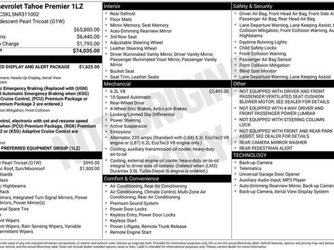 Used 2022 Chevrolet Tahoe Premier image 3