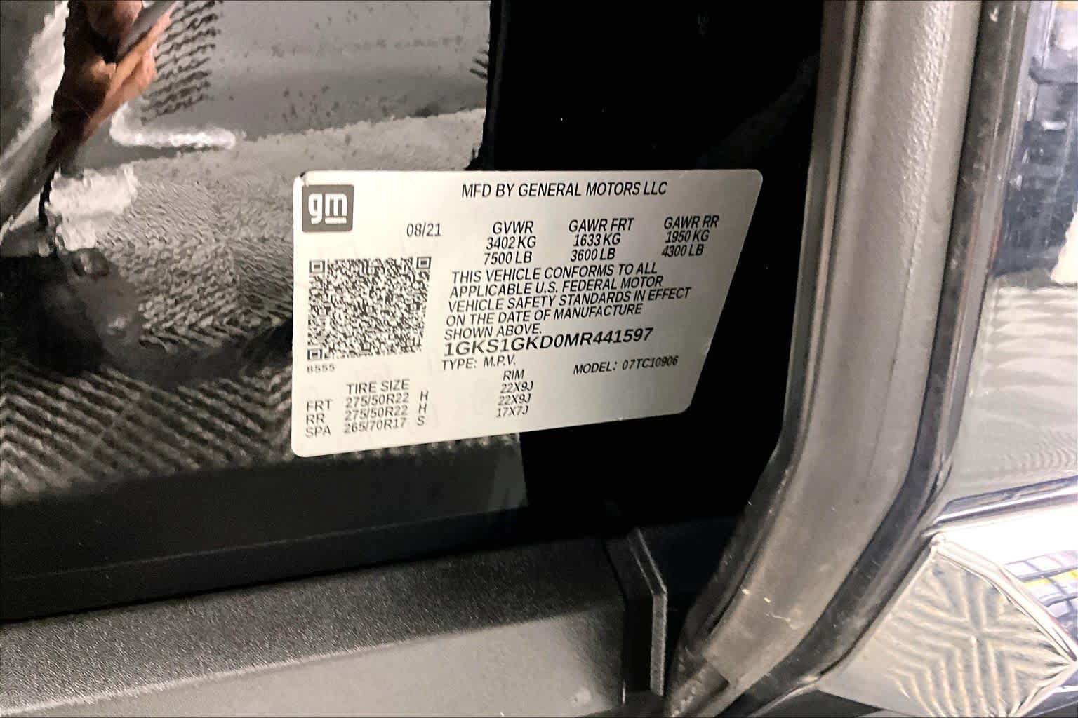 Used 2021 GMC Yukon XL SLT w/ SLT Premium Package RWD image 33