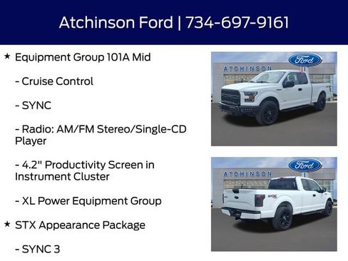 Used 2017 Ford F150 XL w/ Equipment Group 101A Mid AWD/4WD image 8