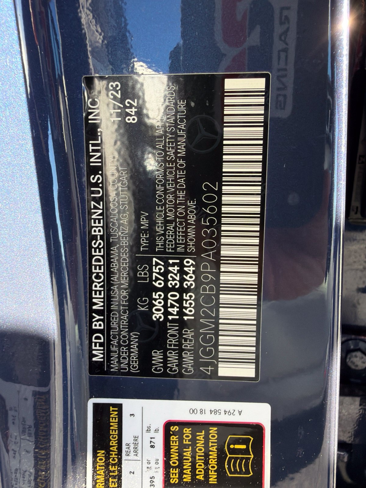 Used 2023 Mercedes-Benz EQE 500 4MATIC SUV image 9