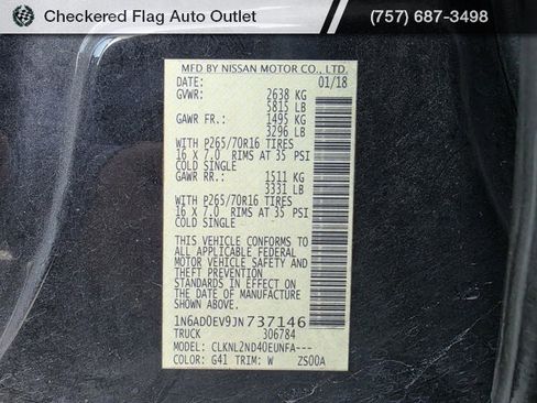 Used 2018 Nissan Frontier SV w/ Value Truck Package image 20