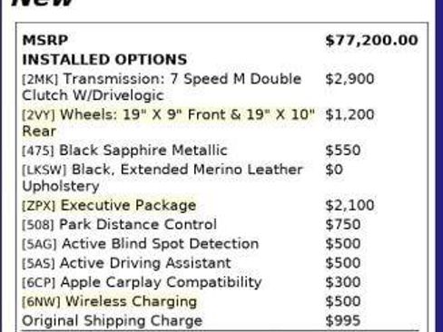 Used 2018 BMW M4 Convertible image 4