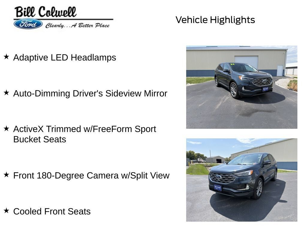 Certified 2024 Ford Edge Titanium w/ Equipment Group 301A AWD/4WD image 21