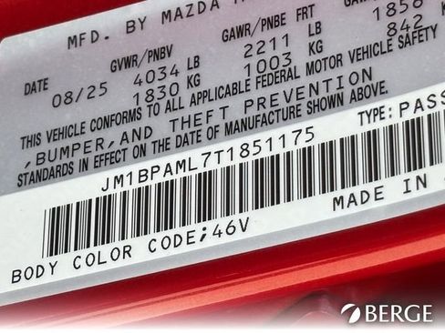 New 2026 MAZDA MAZDA3 2.5 S Hatchback w/ Premium Pkg image 25