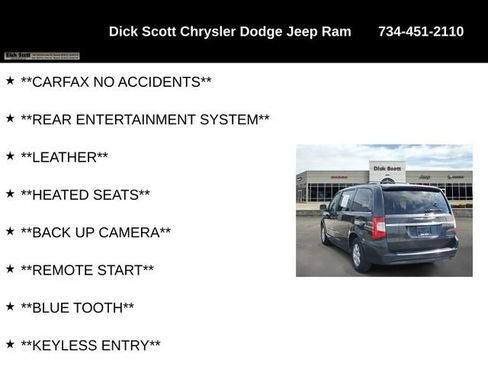 Used 2012 Chrysler Town & Country Touring w/ Entertainment Group #1 image 8