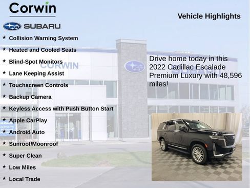 Used 2022 Cadillac Escalade Premium Luxury AWD/4WD image 6