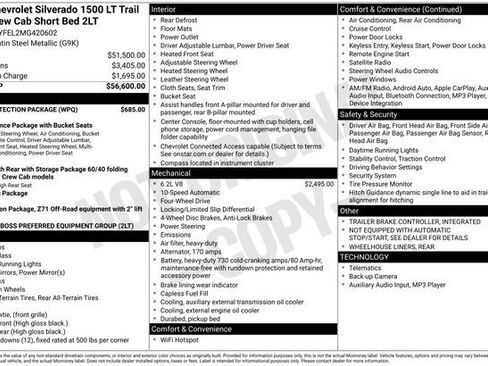 Used 2021 Chevrolet Silverado 1500 LT Trail Boss w/ Bed Protection Package image 15