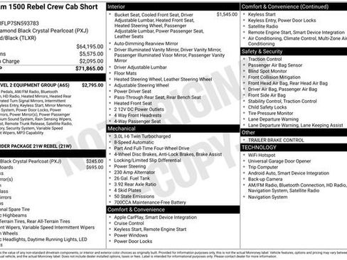 Used 2025 RAM 1500 Rebel w/ Rebel Level 2 Equipment Group AWD/4WD image 13
