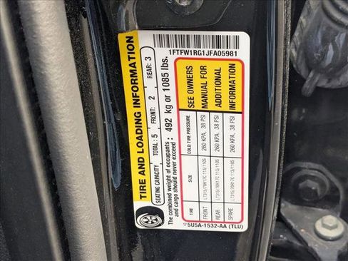 Used 2018 Ford F150 Raptor w/ Equipment Group 802A Luxury image 19