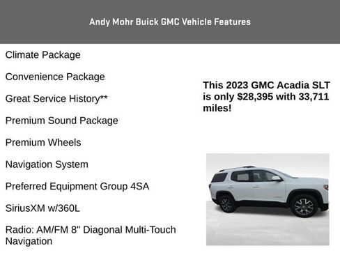 Used 2023 GMC Acadia SLT image 5