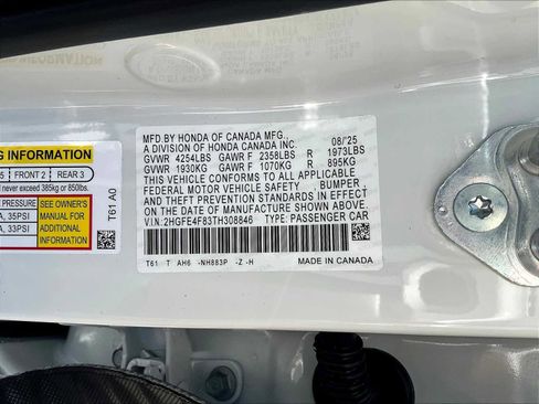 New 2026 Honda Civic Sport image 17