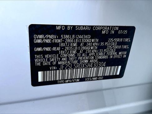 Used 2025 Subaru Forester Limited AWD/4WD image 37