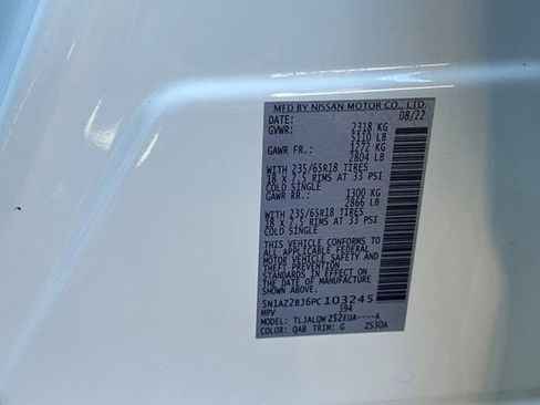 Used 2023 Nissan Murano SV image 32