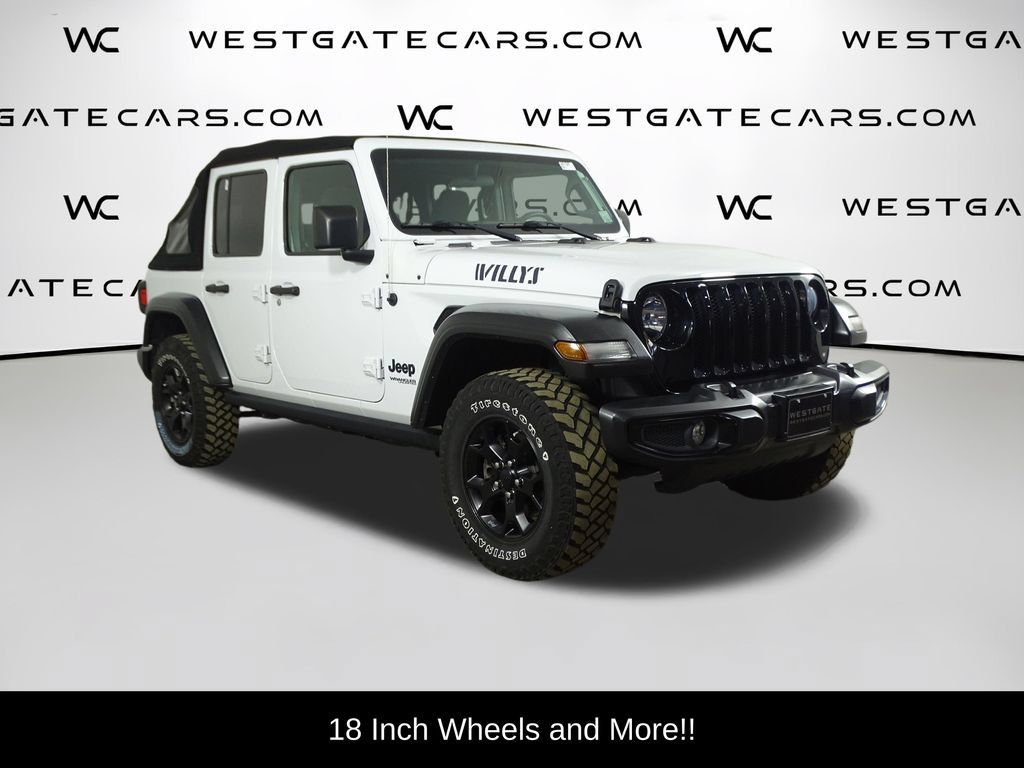 Used 2021 Jeep Wrangler Unlimited Sport AWD/4WD image 2