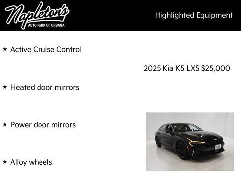 Certified 2025 Kia K5 LXS FWD image 16