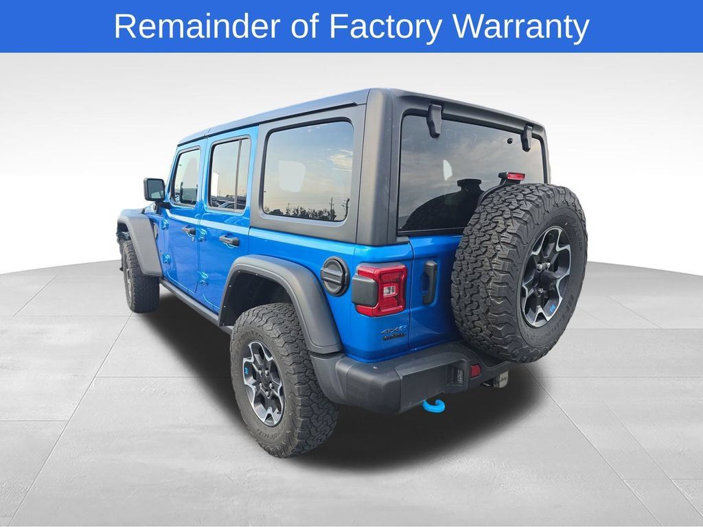 Used 2023 Jeep Wrangler Unlimited Rubicon 4xe w/ Steel Bumper Group AWD/4WD image 4