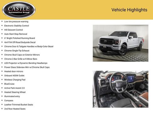 Used 2022 Ford F150 Lariat w/ Equipment Group 502A High AWD/4WD image 12