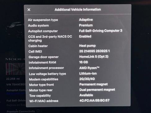 Used 2022 Tesla Model X Plaid AWD/4WD image 8
