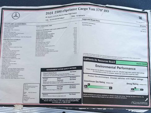 New 2024 Mercedes-Benz eSprinter 170 Cargo image 26