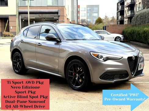 Used 2020 Alfa Romeo Stelvio Ti Sport w/ Quick Order Package 22S Sport image 2