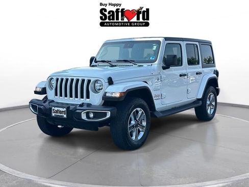 Used 2022 Jeep Wrangler Unlimited Sahara w/ Cold Weather Group AWD/4WD image 1