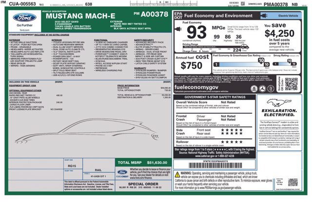 Certified 2023 Ford Mustang Mach-E Select AWD/4WD image 3