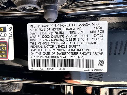 Used 2021 Honda CR-V Touring image 35
