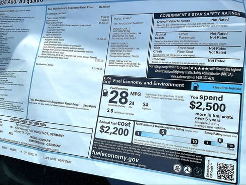 New 2026 Audi A3 2.0T Premium image 18