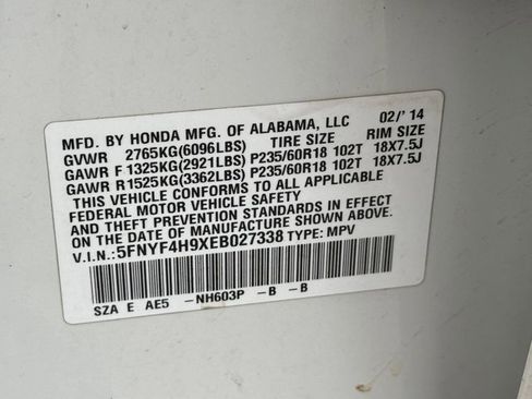 Used 2014 Honda Pilot Touring image 32