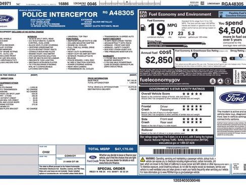 Used 2024 Ford Explorer 4WD Police Interceptor image 33