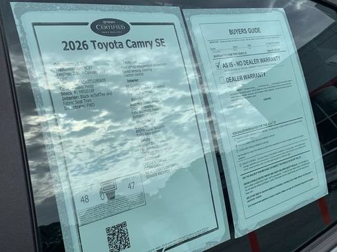 Certified 2026 Toyota Camry SE FWD image 36