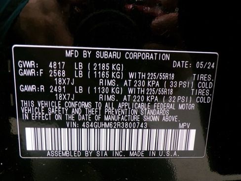 Used 2024 Subaru Crosstrek 2.5i Limited w/ Crosstrek Mirror Package image 30