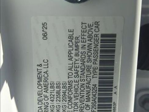 New 2025 Honda Accord LX image 23