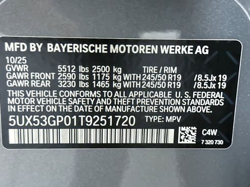 Used 2026 BMW X3 xDrive30i w/ Convenience Package AWD/4WD image 27