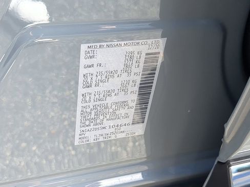 Used 2021 Nissan Murano Platinum w/ Cargo Package image 37