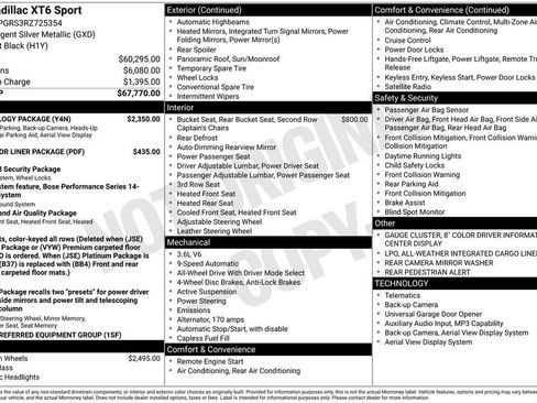 Used 2024 Cadillac XT6 Sport w/ Technology Package image 39